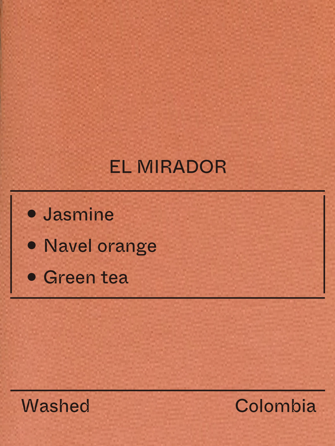 Colombia - El Mirador, Gesha